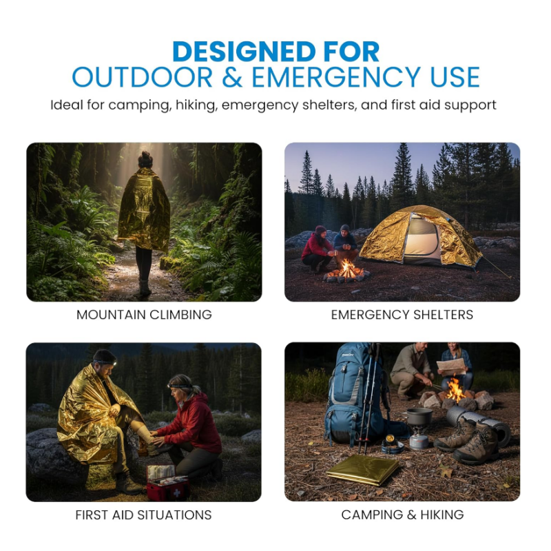 10 Pack Gold Reflective Emerge – Survival Blanket Reflective Bewertung und Preis