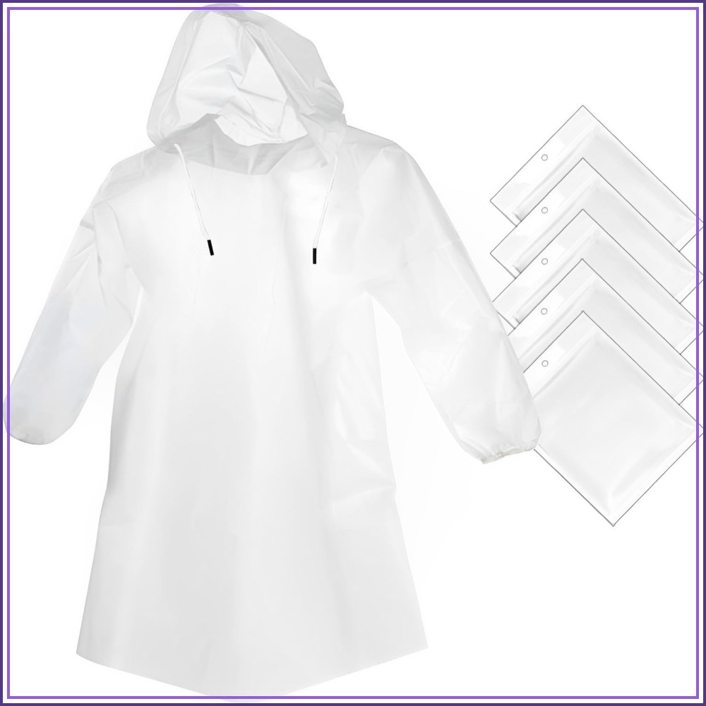Clear Rain Ponchos for Adults  – Emergency Poncho Rain Bewertung und Preis