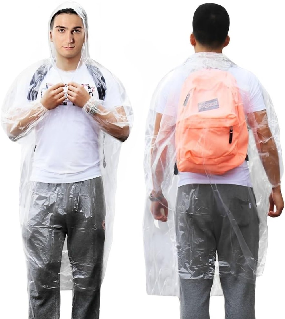 Clear Rain Ponchos for Adults  – Emergency Poncho Rain Bewertung und Preis