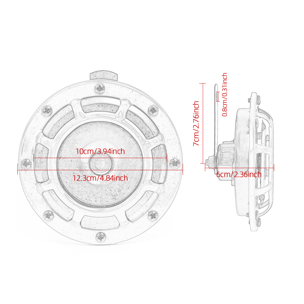 Car Horn 12V 110DB Super Loud  – Emergency Whistle Loud Bewertung und Preis