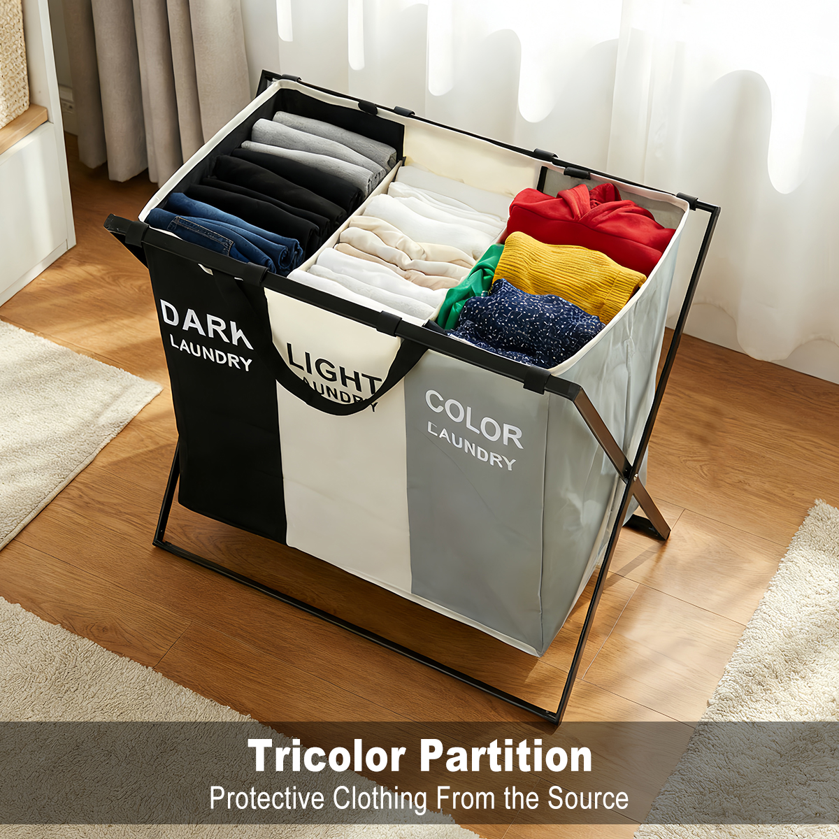 3 Section Folding Laundry Bask – Water Bag Collapsible Bewertung und Preis