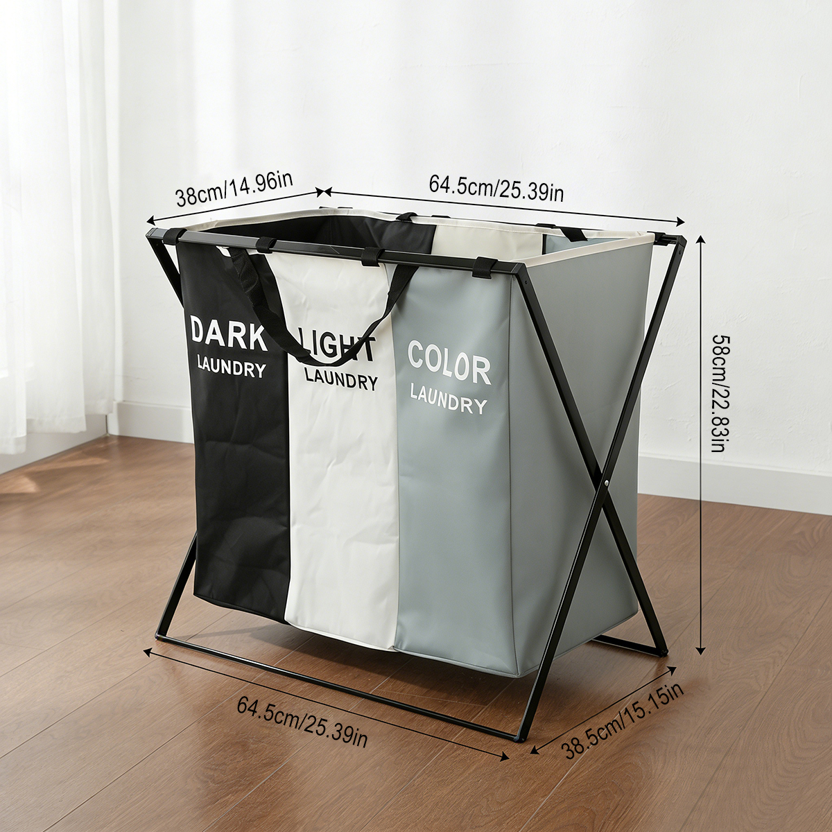 3 Section Folding Laundry Bask – Water Bag Collapsible Bewertung und Preis