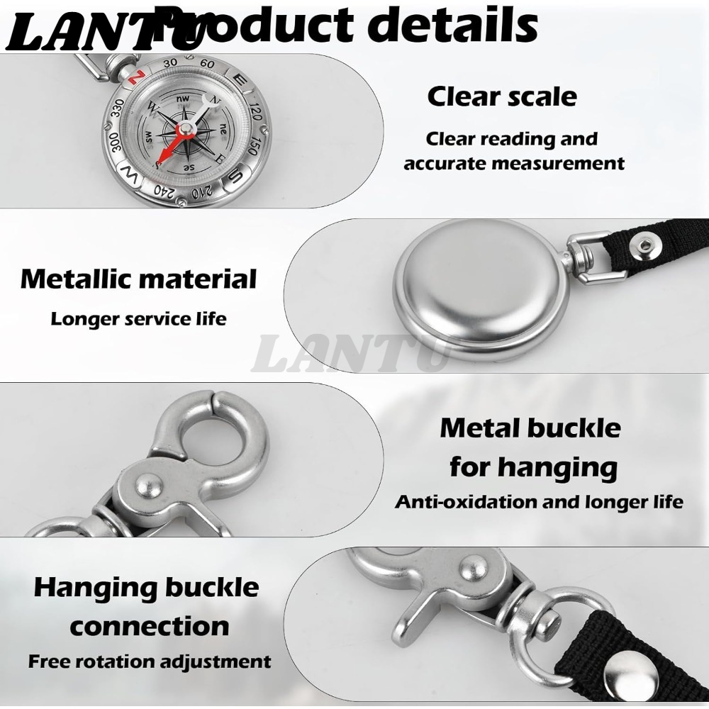 Waterproof Zinc Alloy Compass  – Compass Lensatic Bewertung und Preis