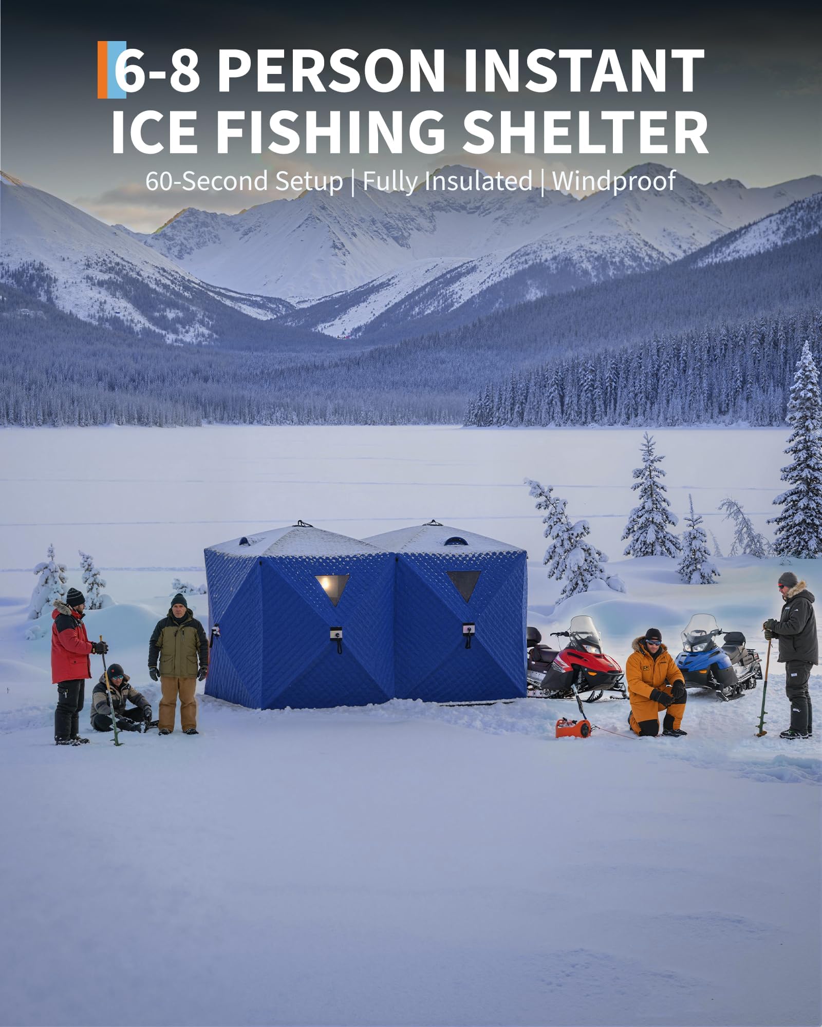 Pop-Up Ice Fishing Tent Hub-St – Emergency Mylar Tent Bewertung und Preis