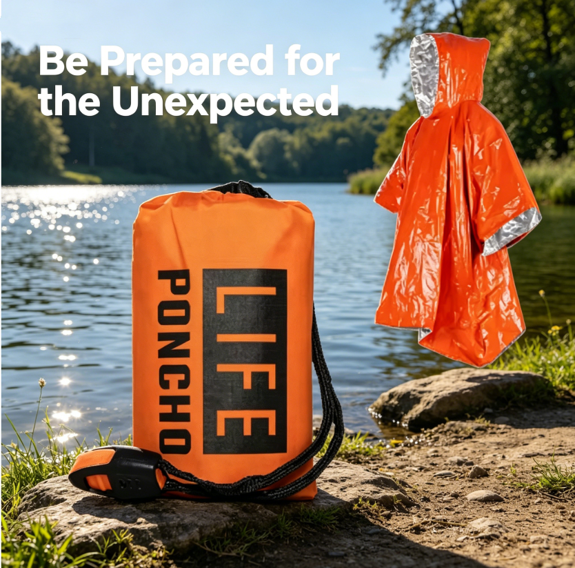 3-in-1 Thermal Emergency Rain  – Emergency Poncho Rain Bewertung und Preis