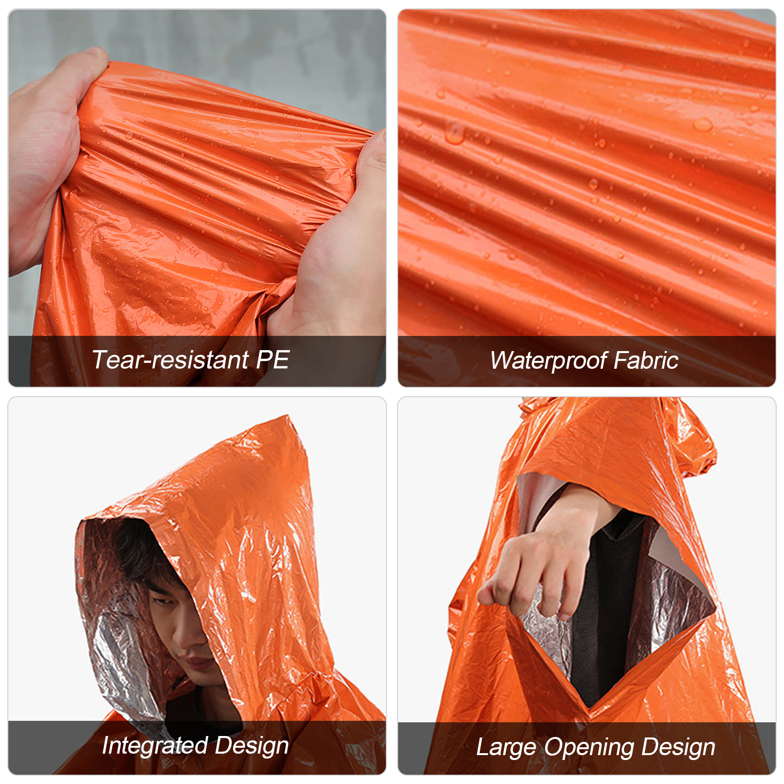 3-in-1 Thermal Emergency Rain  – Emergency Poncho Rain Bewertung und Preis