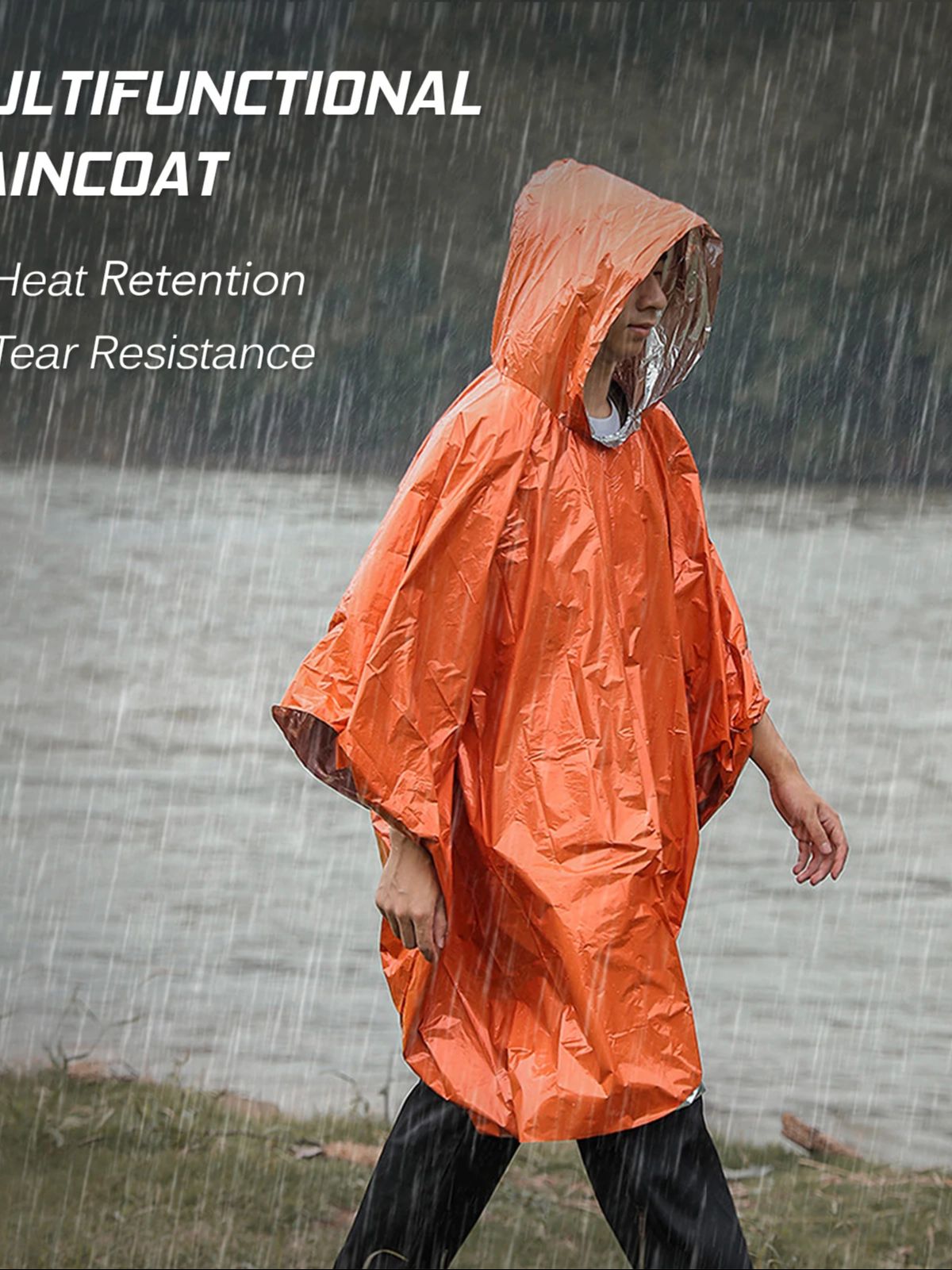 3-in-1 Thermal Emergency Rain  – Emergency Poncho Rain Bewertung und Preis