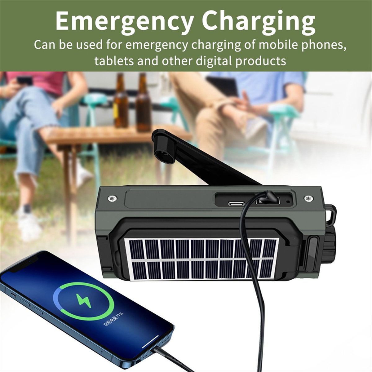 A26Z Portable Solar Radio, Eme – Solar Emergency Charger Bewertung und Preis