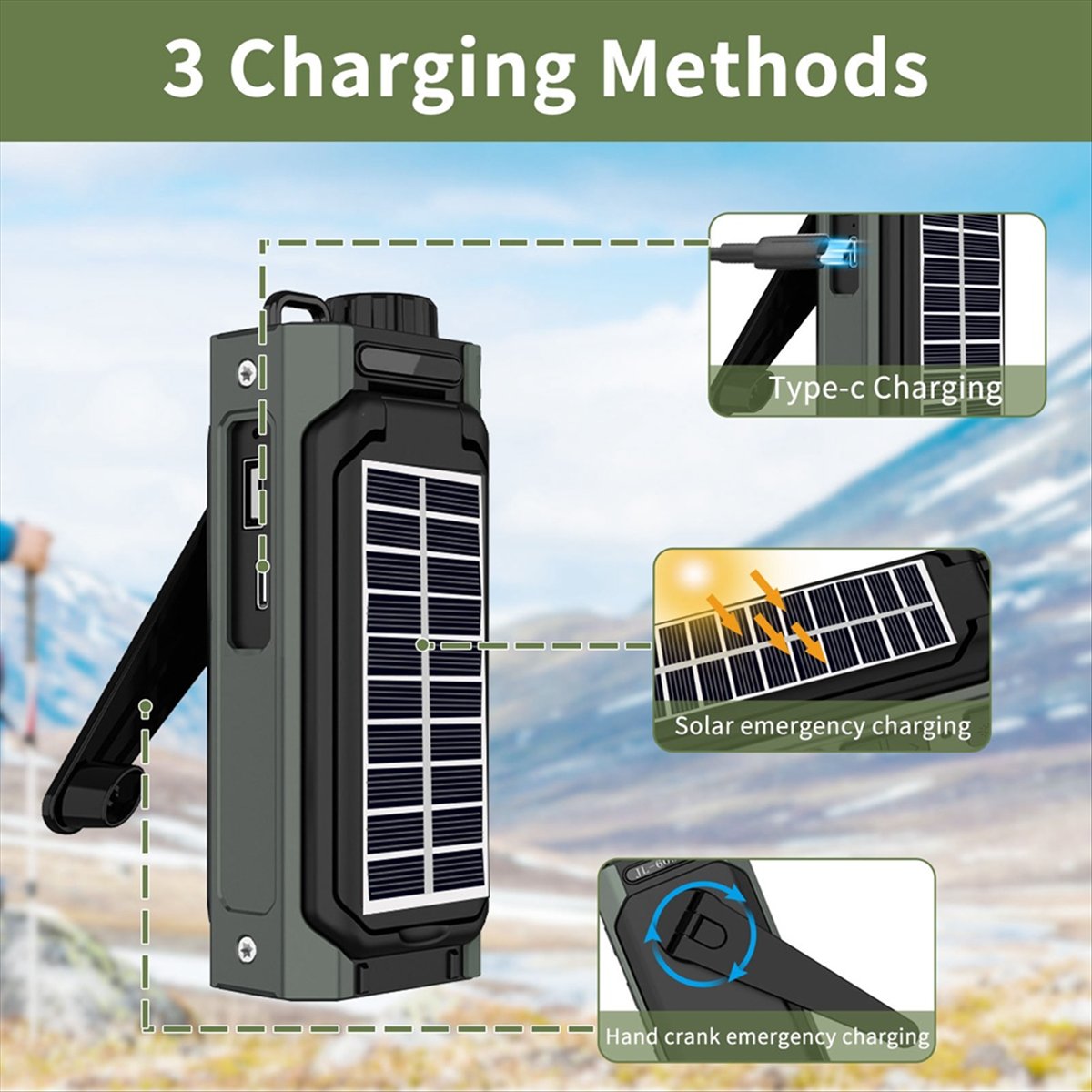 A26Z Portable Solar Radio, Eme – Solar Emergency Charger Bewertung und Preis