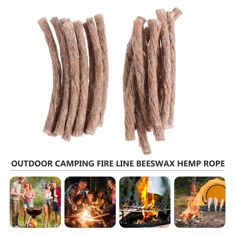 10Pcs Survival Wick Hemp Cord  – Fire Starting Kit Bewertung und Preis
