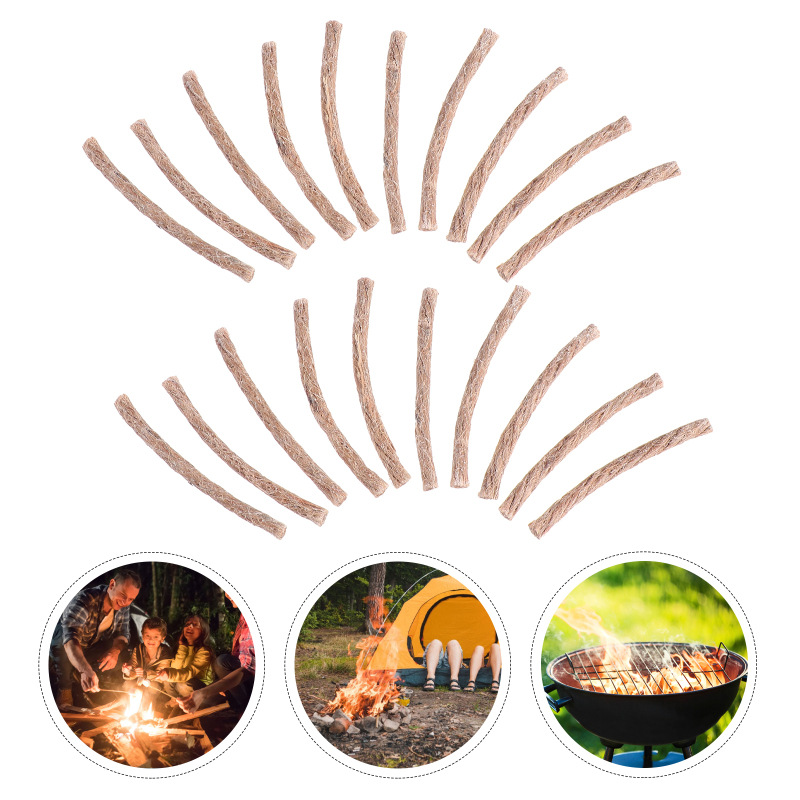 10Pcs Survival Wick Hemp Cord  – Fire Starting Kit Bewertung und Preis