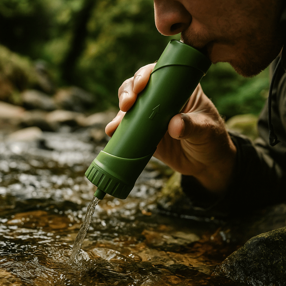 ABS Outdoor Mini Water Filter  – Water Purification Straw Bewertung und Preis