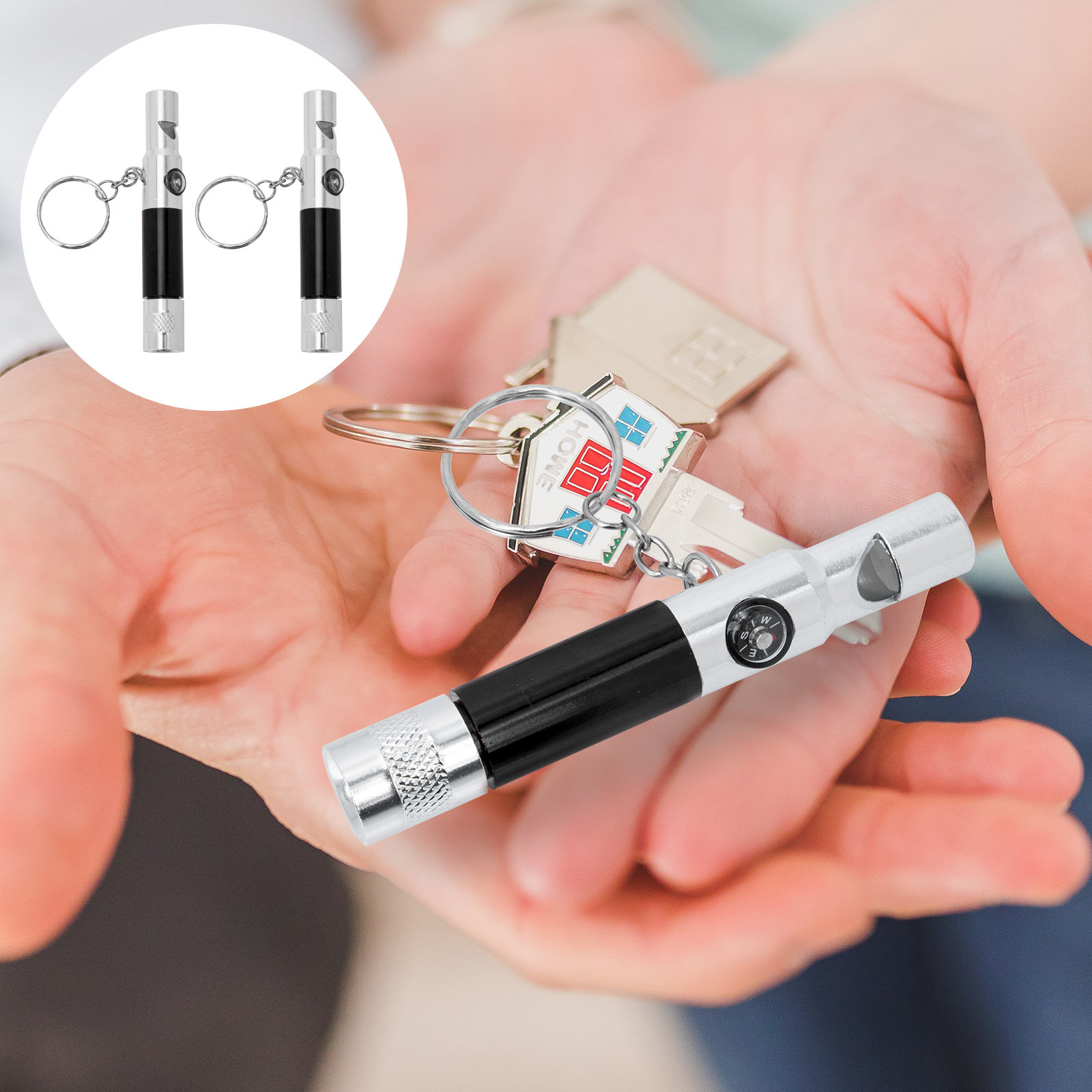 2Pcs Multifunctional Survival  – Emergency Whistle Loud Bewertung und Preis