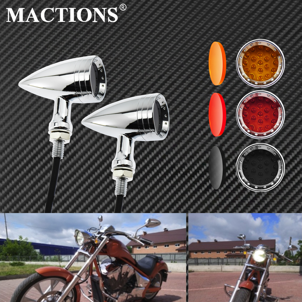 Motorcycle LED Turn Signal Bul – Signal Panel Orange Bewertung und Preis