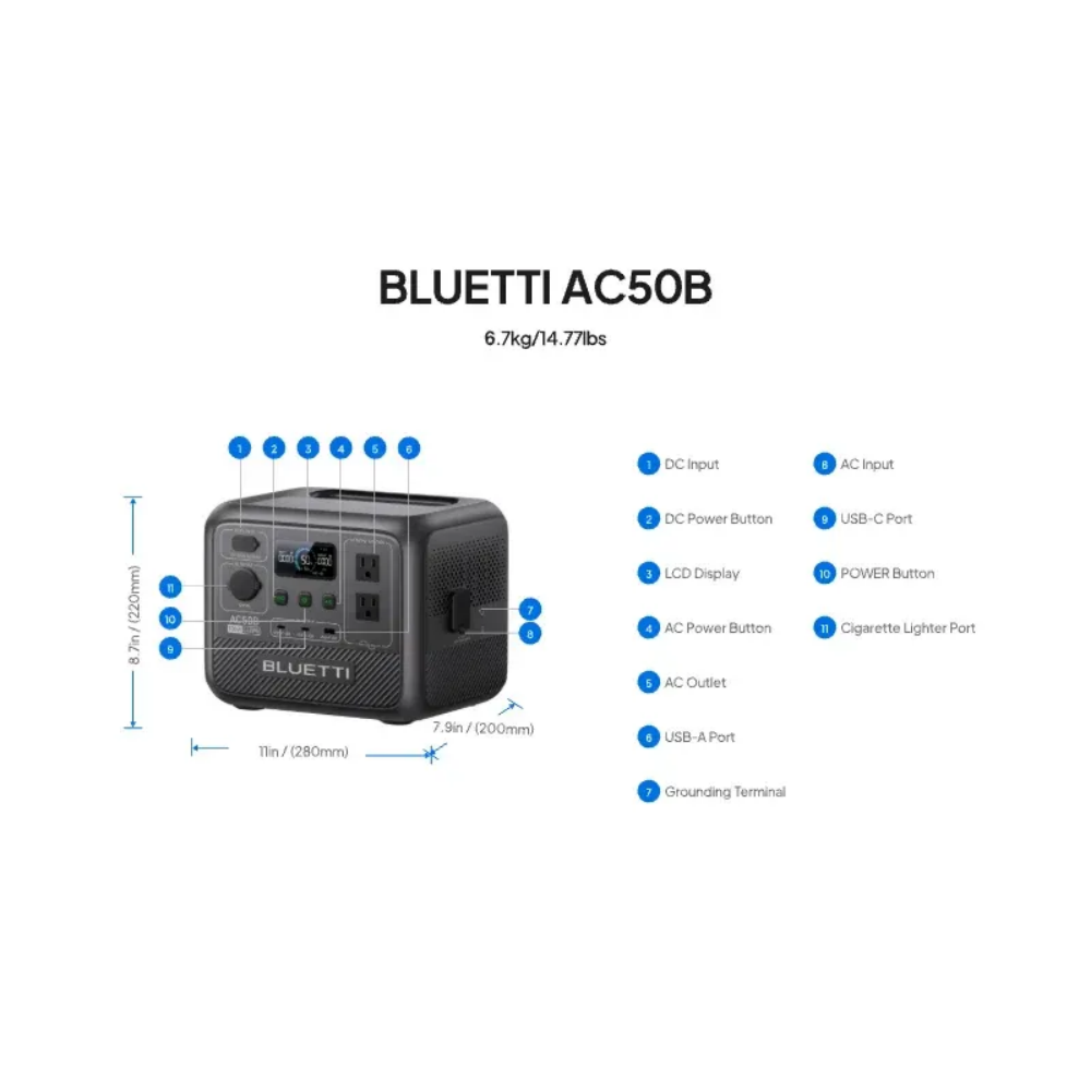 BLUETTI AC50B Portable Power S – Solar Emergency Charger Bewertung und Preis