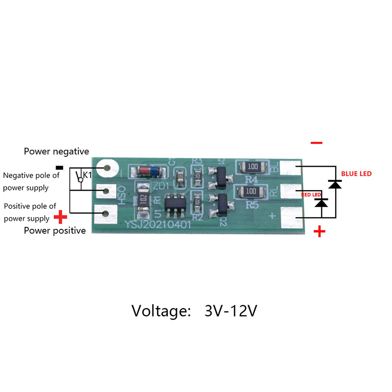 3-12V Flashing LED Light Modul – Sos Light Strobe Bewertung und Preis