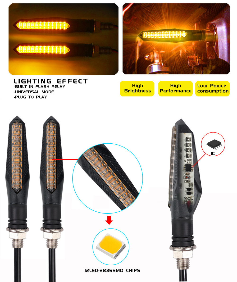 4PCS 12V Motorcycle LED Turn S – Sos Light Strobe Bewertung und Preis