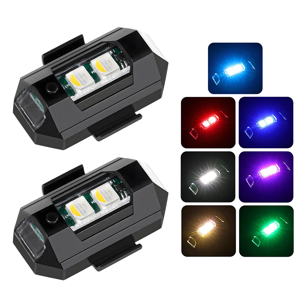 2PCS Mini LED Strobe Lights De – Sos Light Strobe Bewertung und Preis