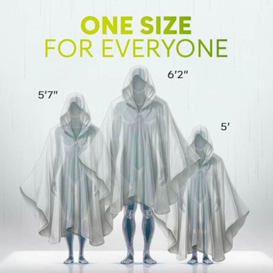 Disposable Rain Ponchos for Ad – Emergency Poncho Rain Bewertung und Preis