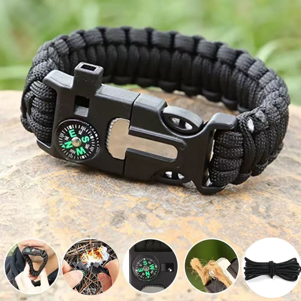 Five in One Compass Bracelet w – Fire Starting Kit Bewertung und Preis