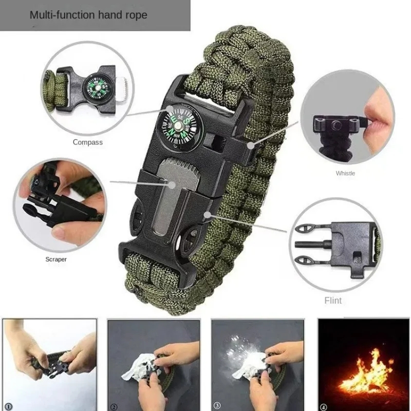 Five in One Compass Bracelet w – Fire Starting Kit Bewertung und Preis