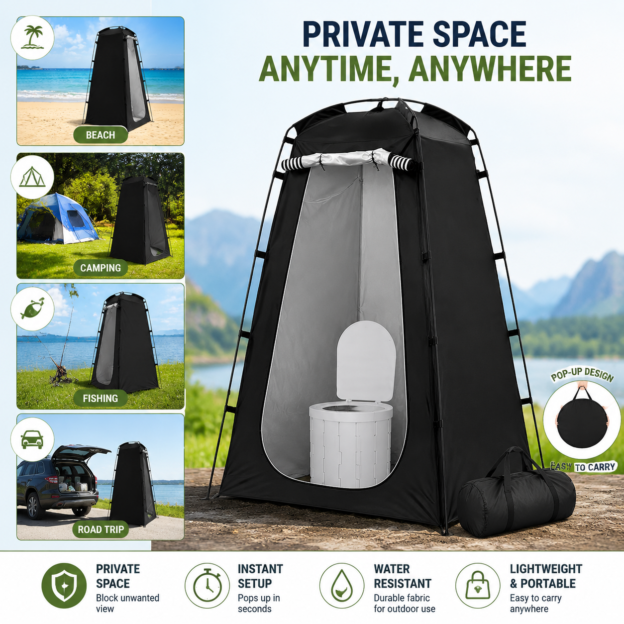 Outdoor Portable Privacy Tent  – Emergency Mylar Tent Bewertung und Preis