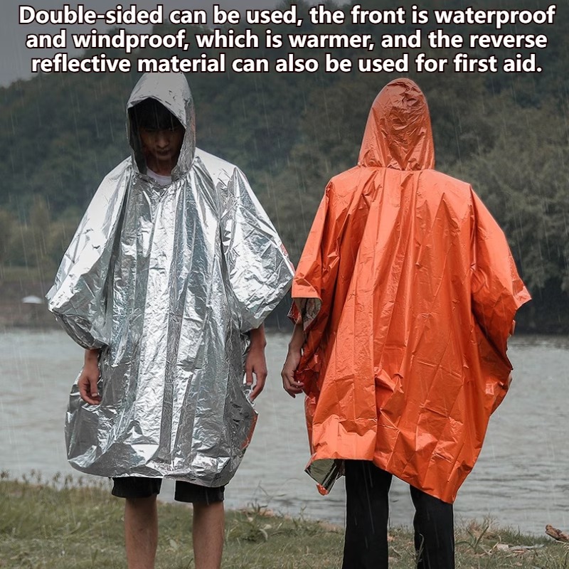 1-10PCS Emergency Rain Poncho  – Emergency Poncho Rain Bewertung und Preis