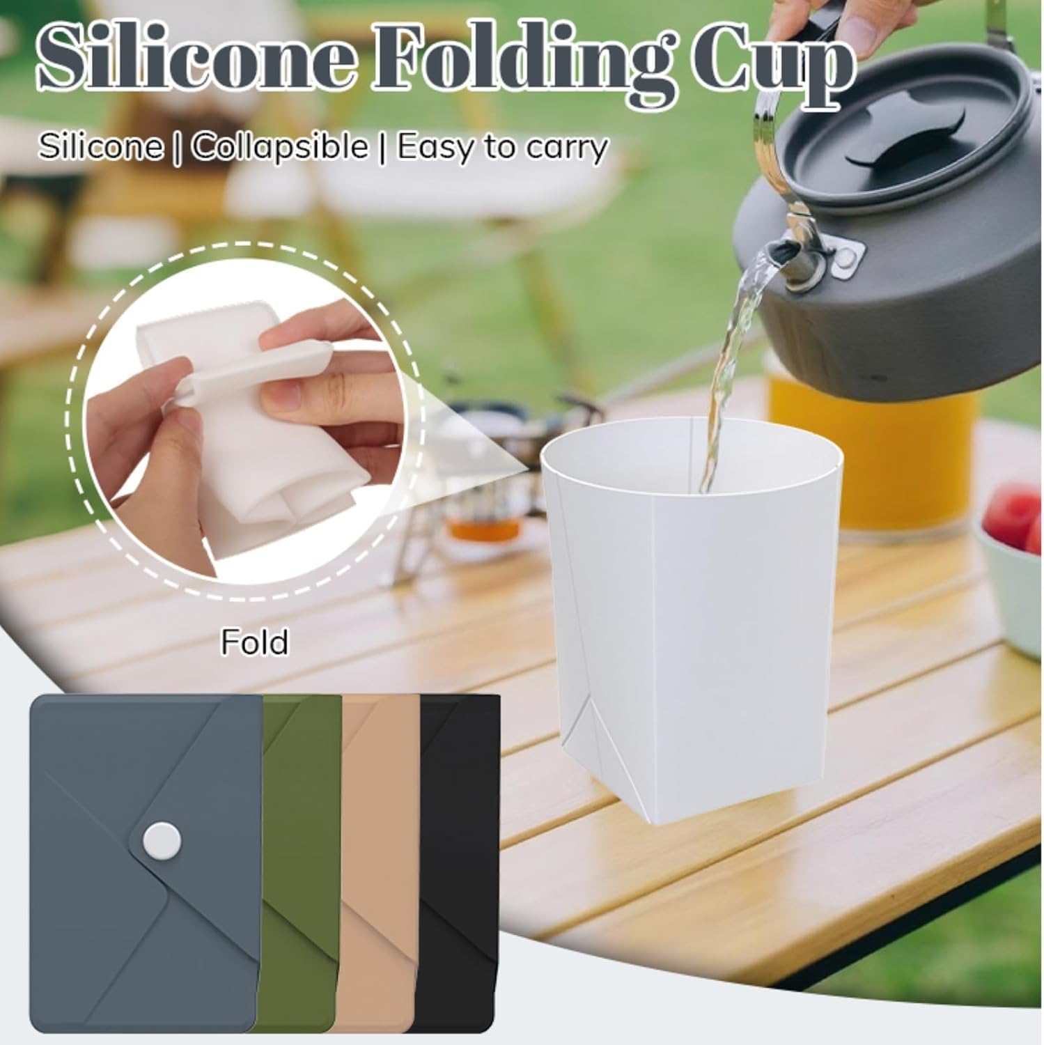 Silicone Collapsible Travel Cu – Water Bag Collapsible Bewertung und Preis