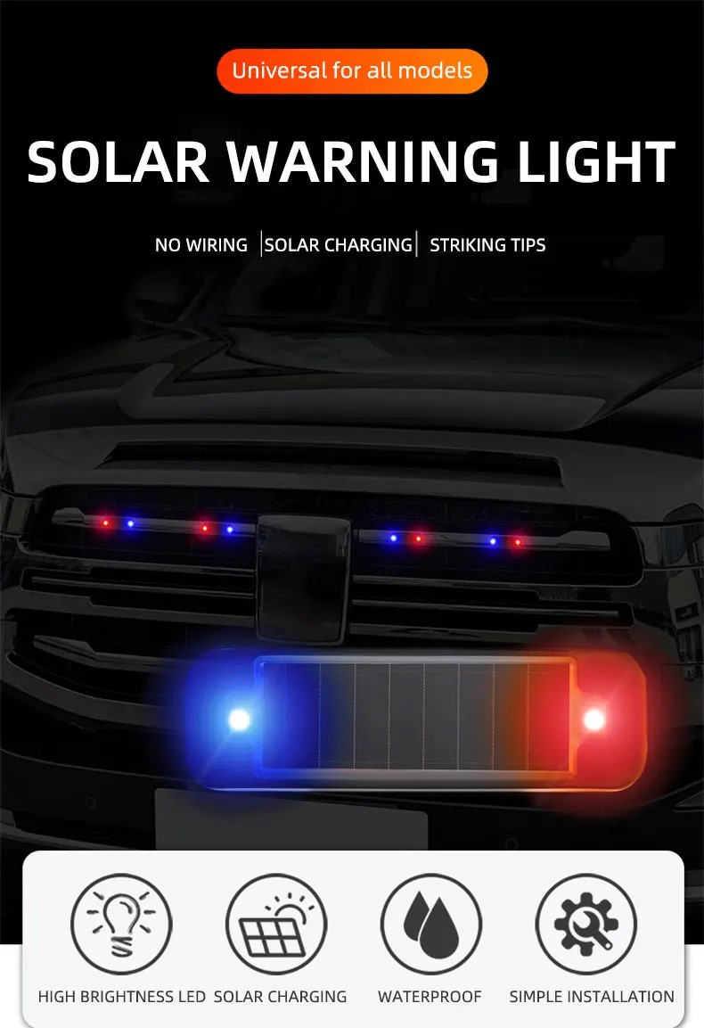 Mini LED Solar Power Car Warni – Sos Light Strobe Bewertung und Preis