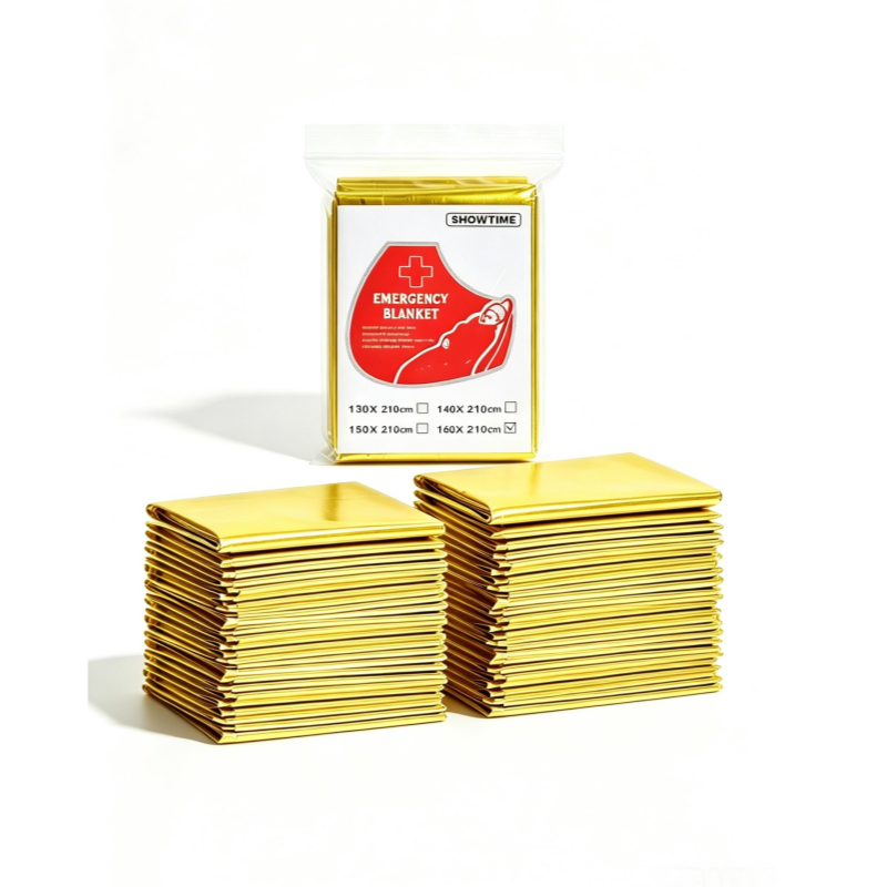 12PCS Large 160×210cm Gold Foi – Survival Blanket Reflective Bewertung und Preis